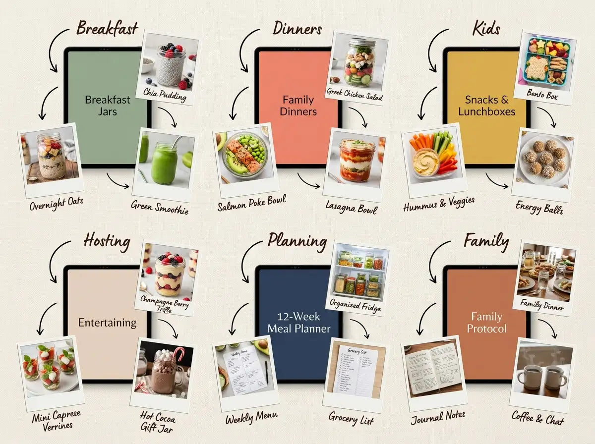 Cucina una volta a settimana — Il sistema completo e intelligente per la cucina di famiglia (190 ricette collaudate per la famiglia)